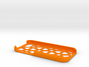 iPhone 5/5s Geometry Pattern Case in Orange Processed Versatile Plastic
