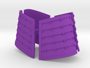 Devout Thigh Armor in Purple Processed Versatile Plastic