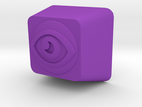 Pokemon Psychic Type Cherry MX Keycap in Purple Processed Versatile Plastic