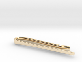 Tie Bar (tapered) in 14k Gold Plated Brass