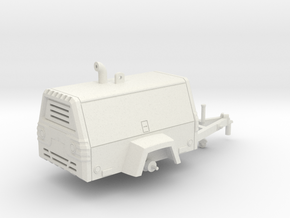 Towable Air Compressor  in White Natural Versatile Plastic