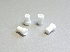 F3P Single motor contra - Front Bearing Holder in White Natural Versatile Plastic