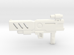 Transformers CHUG Machine Pistol in White Processed Versatile Plastic
