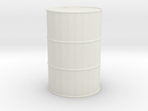 Single-barrel 1/29 scale in White Natural Versatile Plastic