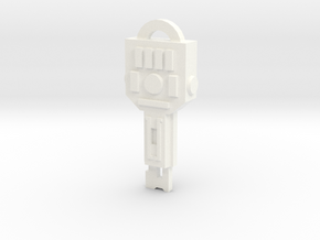idw: Vector Sigma key in White Processed Versatile Plastic