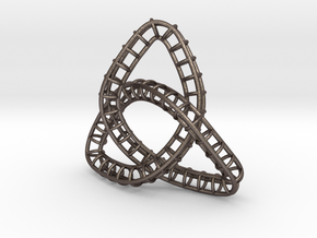 Triquetra Frame in Polished Bronzed Silver Steel