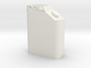 Gas Can 1/10 Scale in White Natural Versatile Plastic