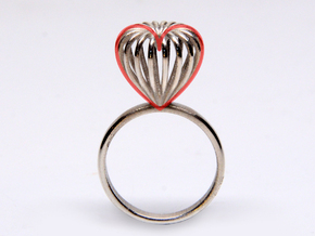 Infinite Love Ring Size 6 in Polished Silver