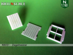 Ziegelmeister (N 1:160) in Tan Fine Detail Plastic