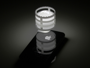 Lightclip: Batman, iPhone 5/5s in White Natural Versatile Plastic