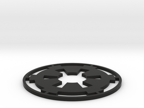Imperial Coaster - 3.5" in Black Natural Versatile Plastic