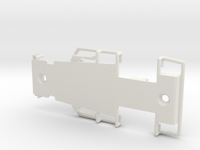 NASCAR Modified Chassis in White Natural Versatile Plastic