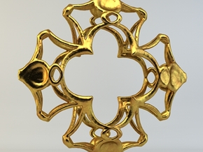 Artefact 45D in Natural Brass
