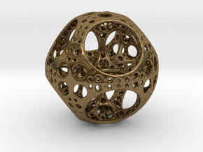 Apollonian Octahedron Supersmall in Natural Bronze