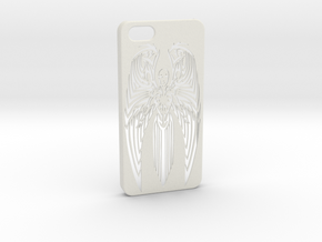 Iphone 5 Angel Case in White Natural Versatile Plastic
