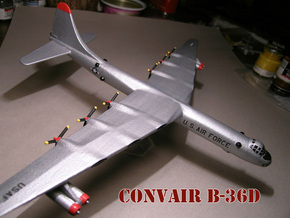 1/285 B-36 Bomber in White Natural Versatile Plastic