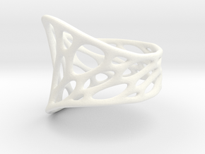 1-layer twist ring in White Processed Versatile Plastic: 5 / 49