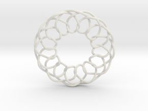 Intertwined in White Natural Versatile Plastic