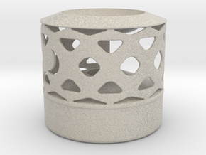 Oil Lamp - Wax Melter in Natural Sandstone