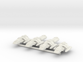 1/1000 Scale Scamper Freighter Tankers in White Natural Versatile Plastic