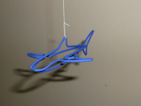 Wire Shark in Blue Processed Versatile Plastic
