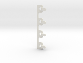 ERTL NEWEST RAM HITCH TO GREENLIGHT HITCH ADAPTER  in White Natural Versatile Plastic