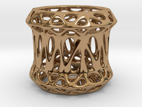 Candle Holder 3cm (002) in Polished Brass