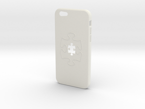 Iphone6 Puzzle in White Natural Versatile Plastic