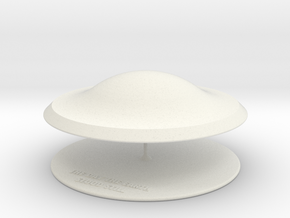 Klaatu's Flying Saucer 1/144 Display Model in White Natural Versatile Plastic