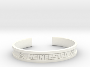 McBracelet (2.8 Inches) in White Processed Versatile Plastic