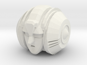 Customatron - Filletron - Sekhmet Head in White Natural Versatile Plastic
