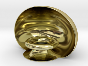 Golden Pedestal in 18k Gold Plated Brass
