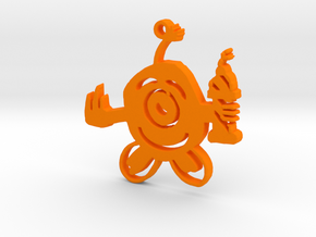 Sem's Bomberman in Orange Processed Versatile Plastic