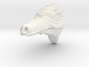 Dragon Head WIP in White Natural Versatile Plastic