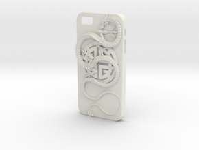 iPhone5s Case - Lu Prosperity Symbol with Dragon in White Natural Versatile Plastic