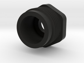 Delta Shock Cylinder Nut, 1257 in Black Natural Versatile Plastic