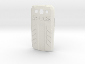 C4 Labs S3 Case in White Natural Versatile Plastic