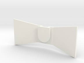 Tie in White Processed Versatile Plastic