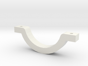 Can Stein Clamp in White Natural Versatile Plastic