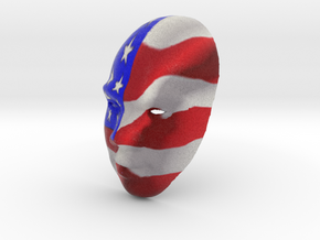 American Mask.wrl in Full Color Sandstone