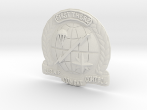 1.5 inch CCT Crest in White Natural Versatile Plastic