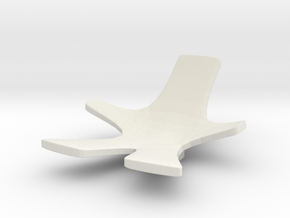 Chair No. 8 in White Natural Versatile Plastic
