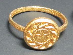 Sun Seal in Polished Gold Steel: 8.5 / 58