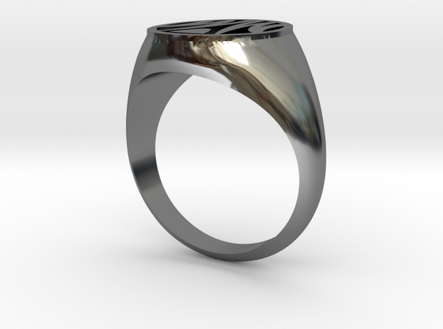 Misfit Ring Size 11 in Fine Detail Polished Silver