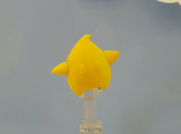 Small Poseable Luma in Yellow Processed Versatile Plastic