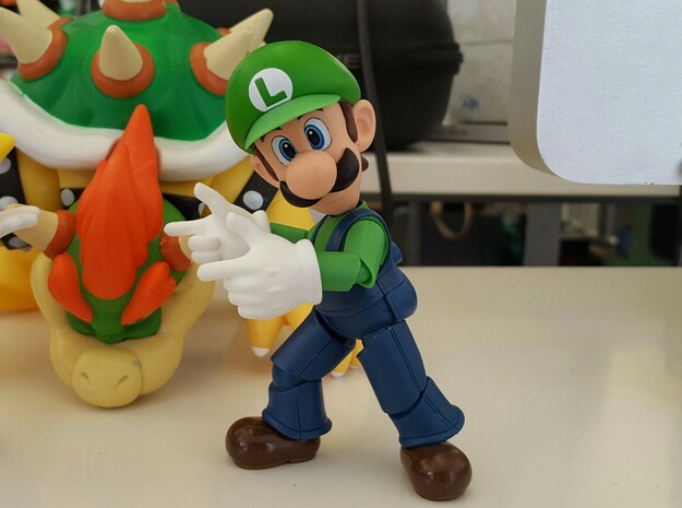 Finger Gun Hands for S.H. Figuarts Mario / Luigi