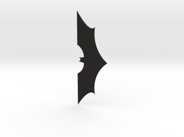 1:2 Scale Batarang From Batman in Black Natural Versatile Plastic