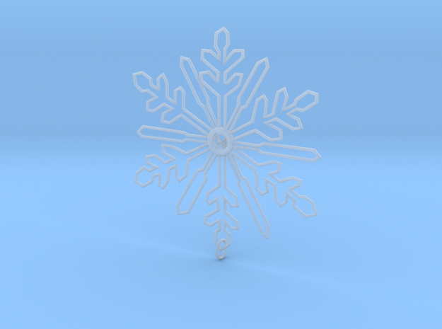 Snow flakes in Smooth Fine Detail Plastic