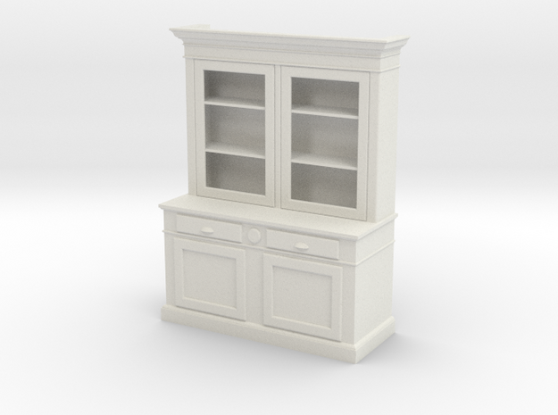 1:24 Hutch (NOT FULL SIZE) in White Natural Versatile Plastic