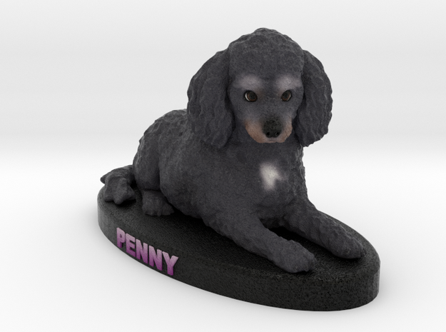 Custom Dog Figurine - Penny in Full Color Sandstone